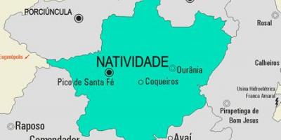 Harta Natividade municipiului