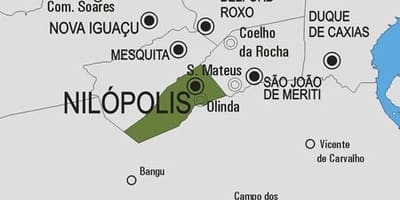Harta Nilópolis municipiului