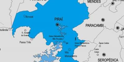 Harta de Pirai municipiului
