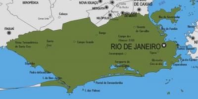 Harta Rio Bonito municipiului