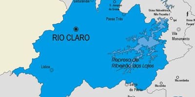 Harta Rio Claro municipiului