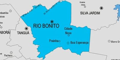 Harta Rio das Flores municipiului