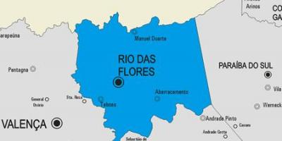 Harta Rio das Ostras municipiului