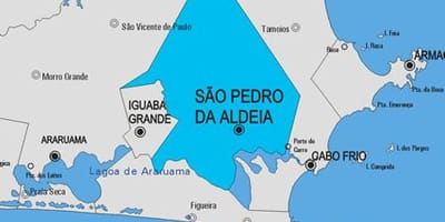 Harta San Pedro da Aldeia municipiului