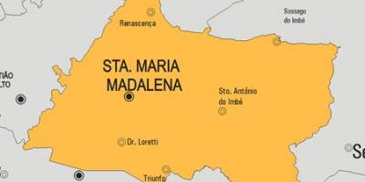 Harta Santa Maria Madalena municipiului