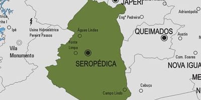 Harta Seropédica municipiului