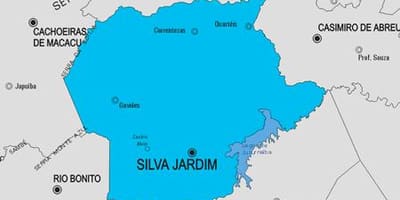 Harta Silva Jardim municipiului