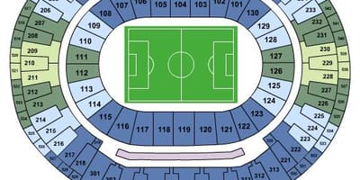 Harta stadionul Maracana sièges
