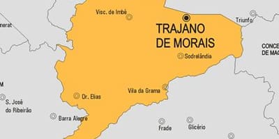 Harta de Trajano de Morais municipiului